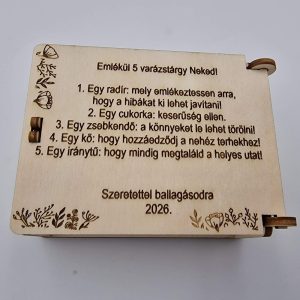 Ballagási emlék doboz