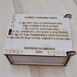 Ballagási emlék doboz