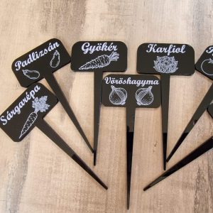 Egyedi, UV-álló akril növényjelölők – Időtálló elegancia a kertben