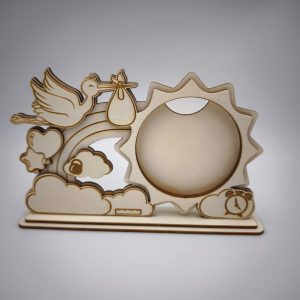 Szivárványos-gólyás emlékőr