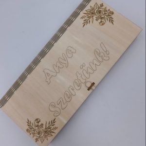 „Szeretetdoboz” – Személyre szabható, gravírozott Anyák napi díszdoboz